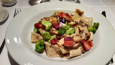 Doppio Zero - pappardelle with panceta and broccoli